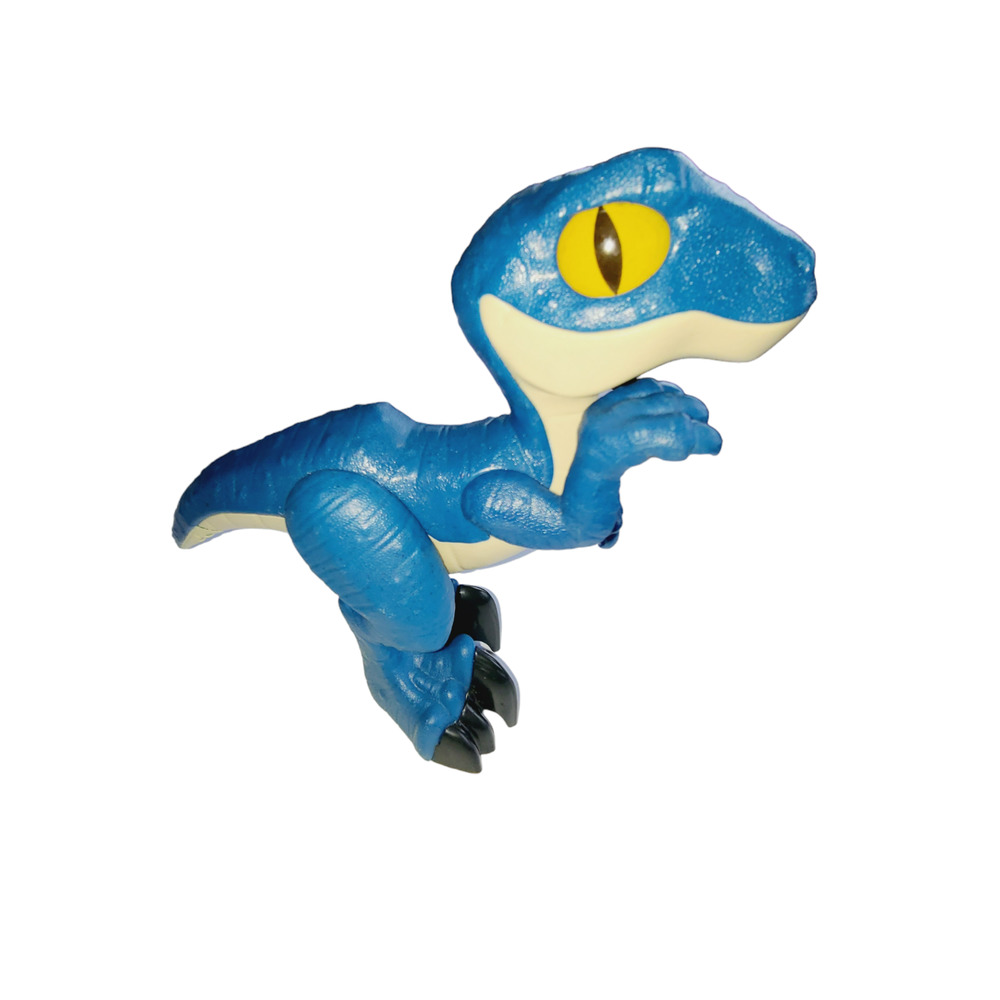 Jurassic World Snap Squad Blue Velociraptor Mini Action Figure Blueโ GGN26